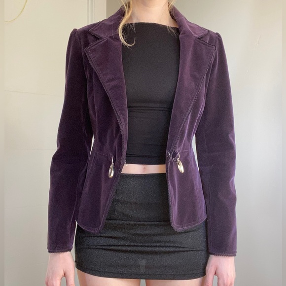 VINTAGE VELVET BLAZER DEADSTOCK - Picture 8 of 8
